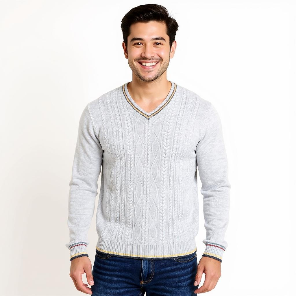 Men's V-Neck Sweater – SeerCatz Apparel