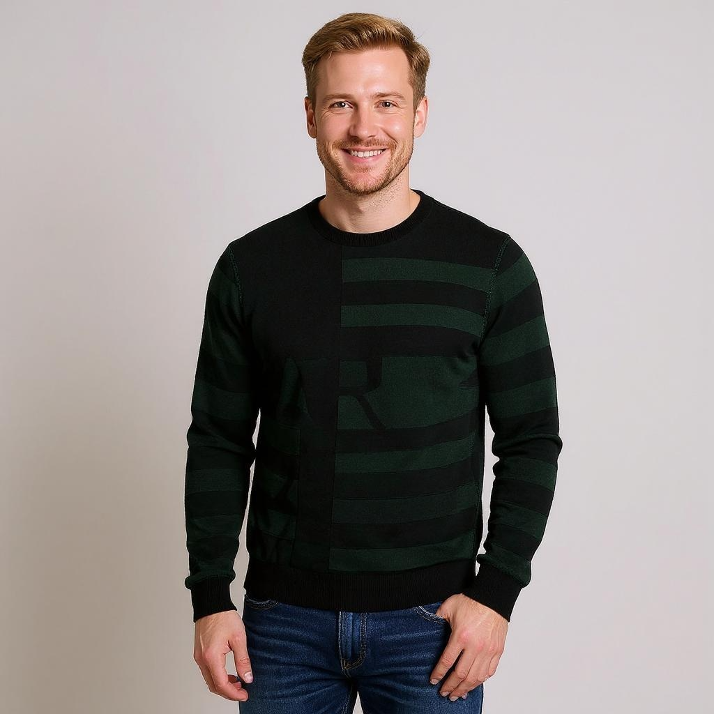 Men's Cotton Knitted Pullover