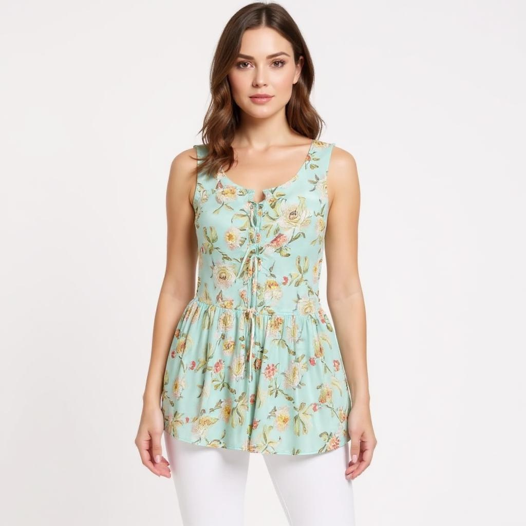 100% Cotton Woven ladies top