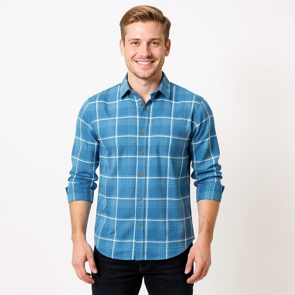 Men’s Woven Long Sleeve Flannel Shirt – BUY 1 GET 1 50% OFF
