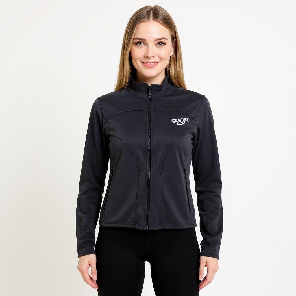Women's activewear Black jacket