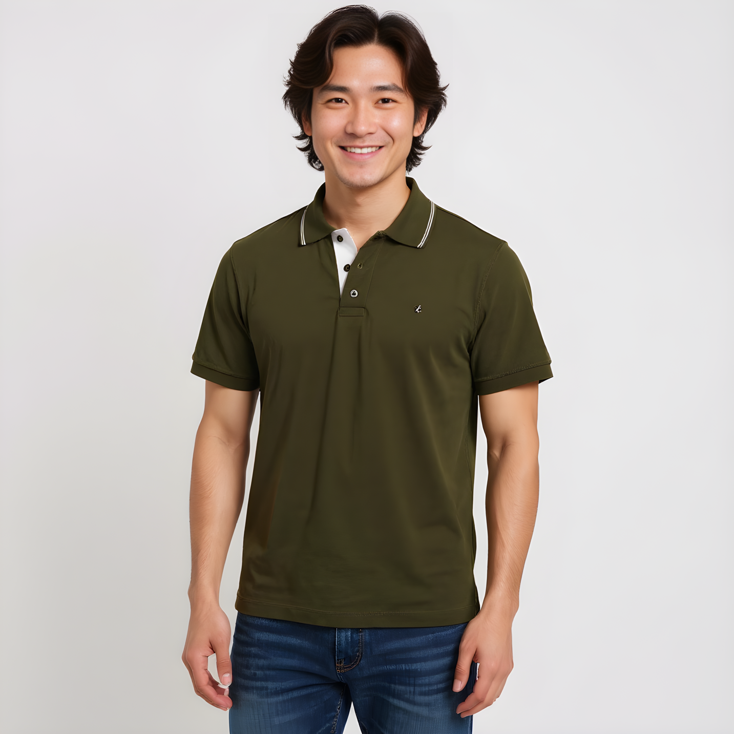 Men's Classic Green Polo T-Shirt