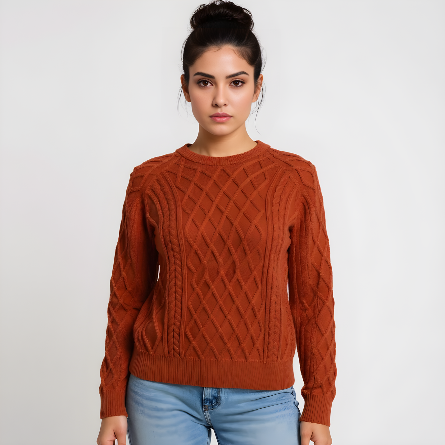 100% Acrylic knitted sweaters