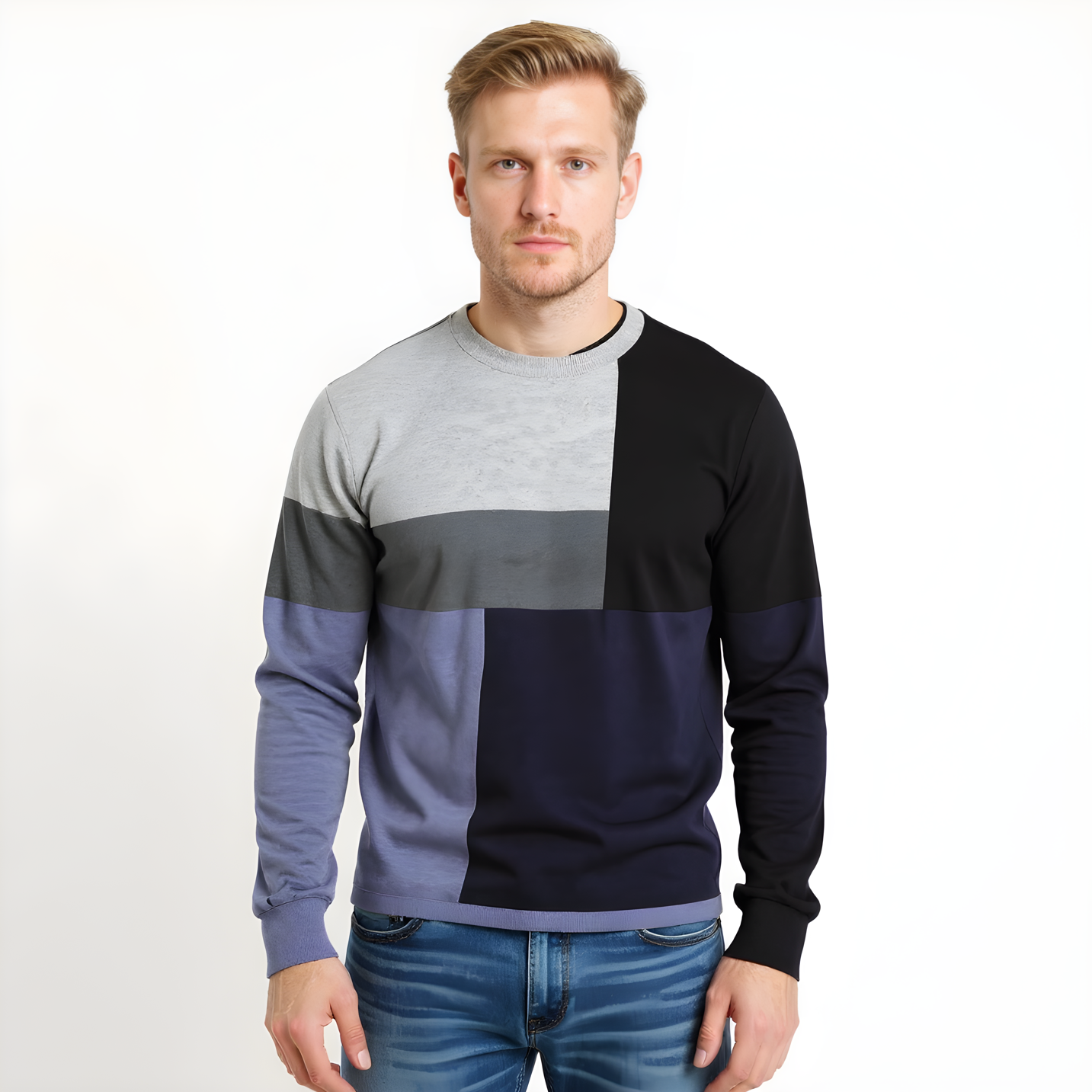 Men's Cotton Knitted Pullover